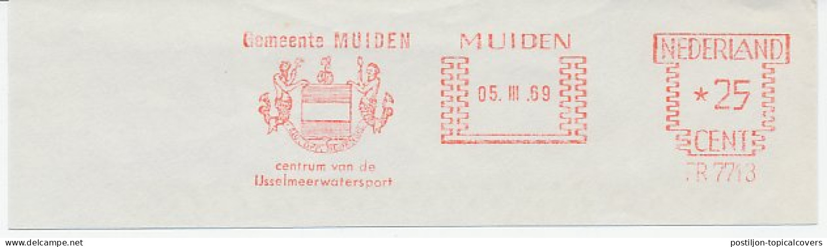 Meter Cut Netherlands 1969 Mermaid - Merman - Mythology