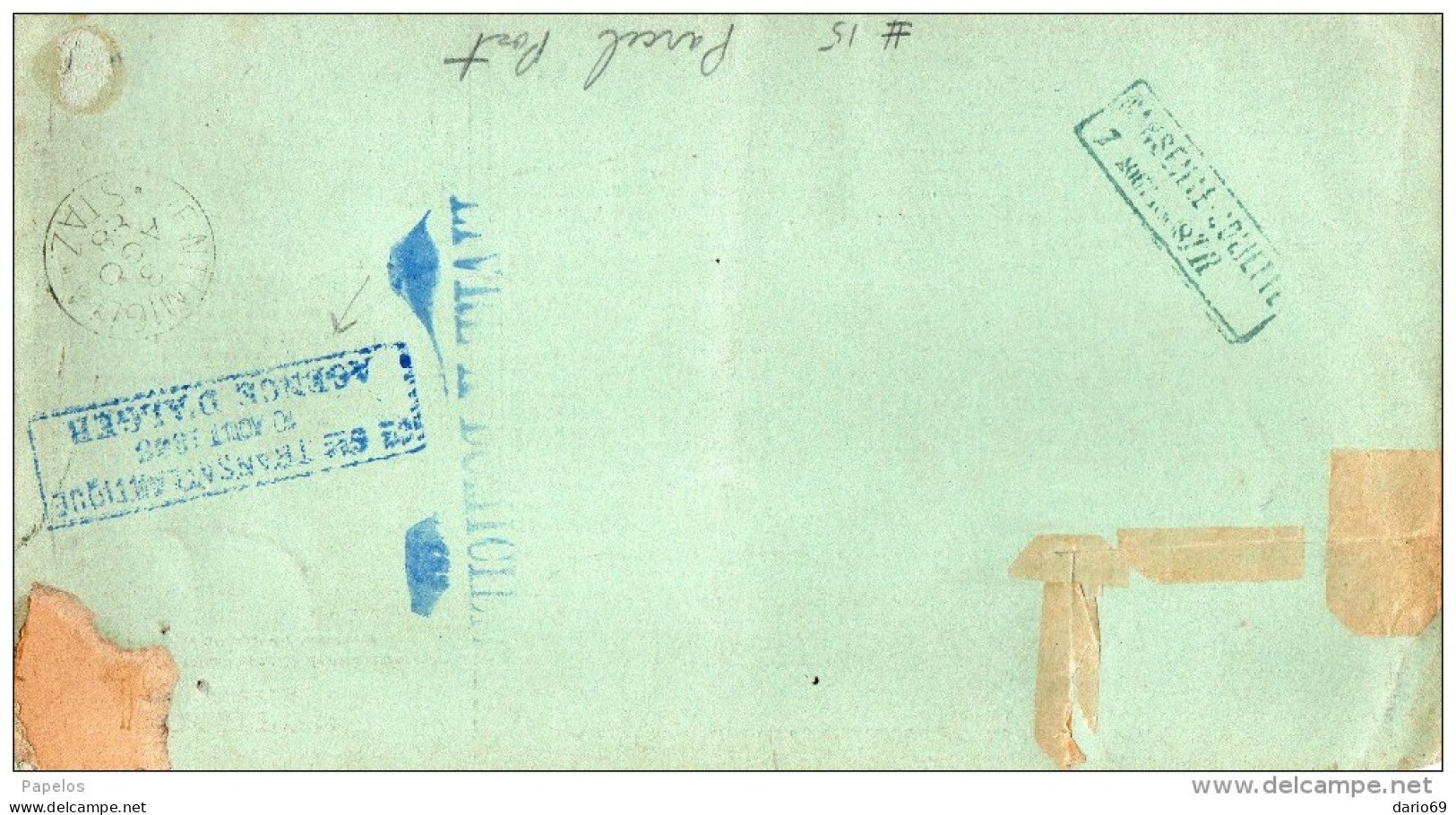 1888 CARTOLINA RACCOMANDATA CON ANNULLO TROPEA - Poststempel