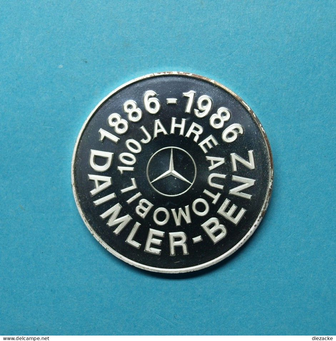 1986 Medaille Daimler-Benz 100 Jahre Automobil, Feinsilber PP (Fok17/4 - Zonder Classificatie