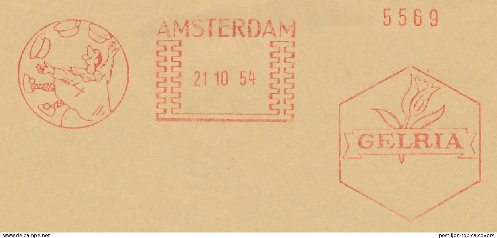 Meter Cover Netherlands 1954 Flower - Tulip - Enamel - Pots - Pans  - Andere & Zonder Classificatie