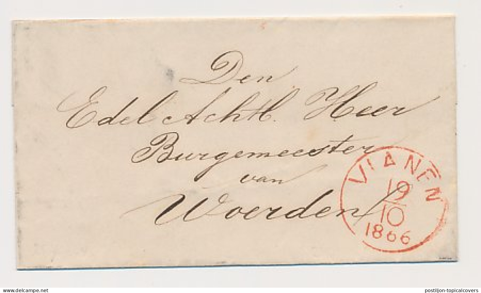 Vianen - Woerden 1866 - ...-1852 Prephilately
