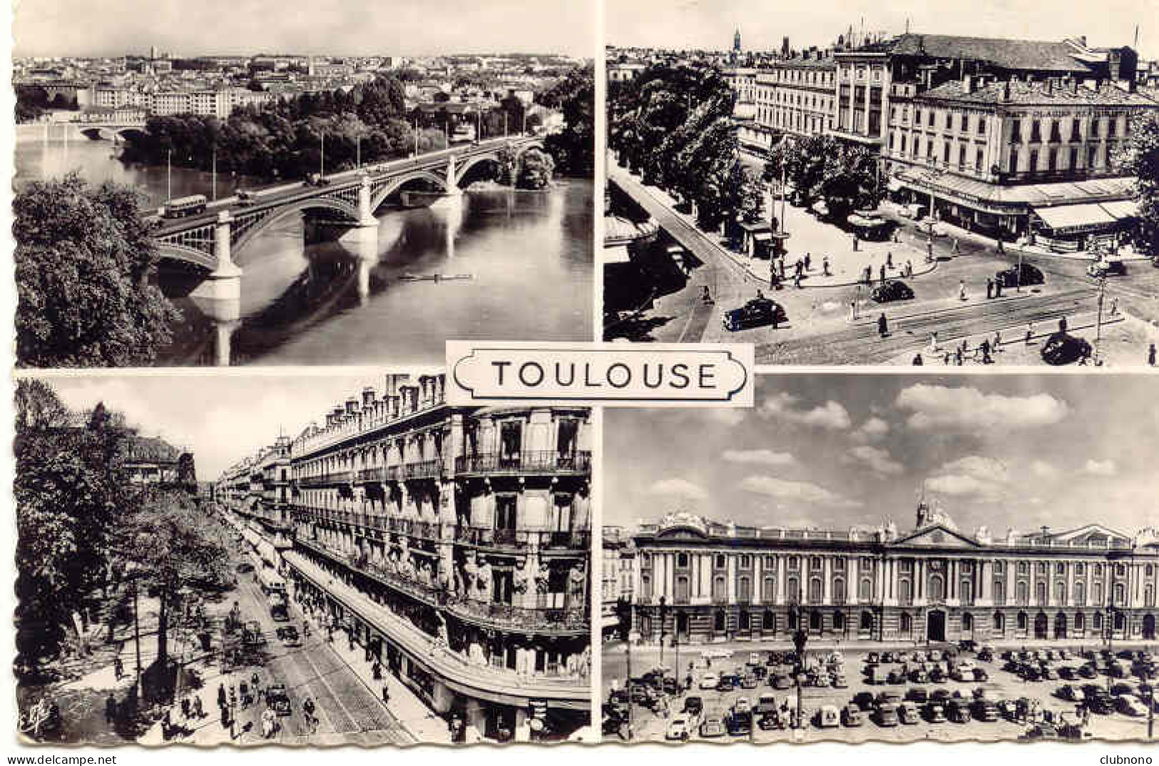 CPSM - TOULOUSE - INTERESSANTE CARTE MULTIVUES - Toulouse