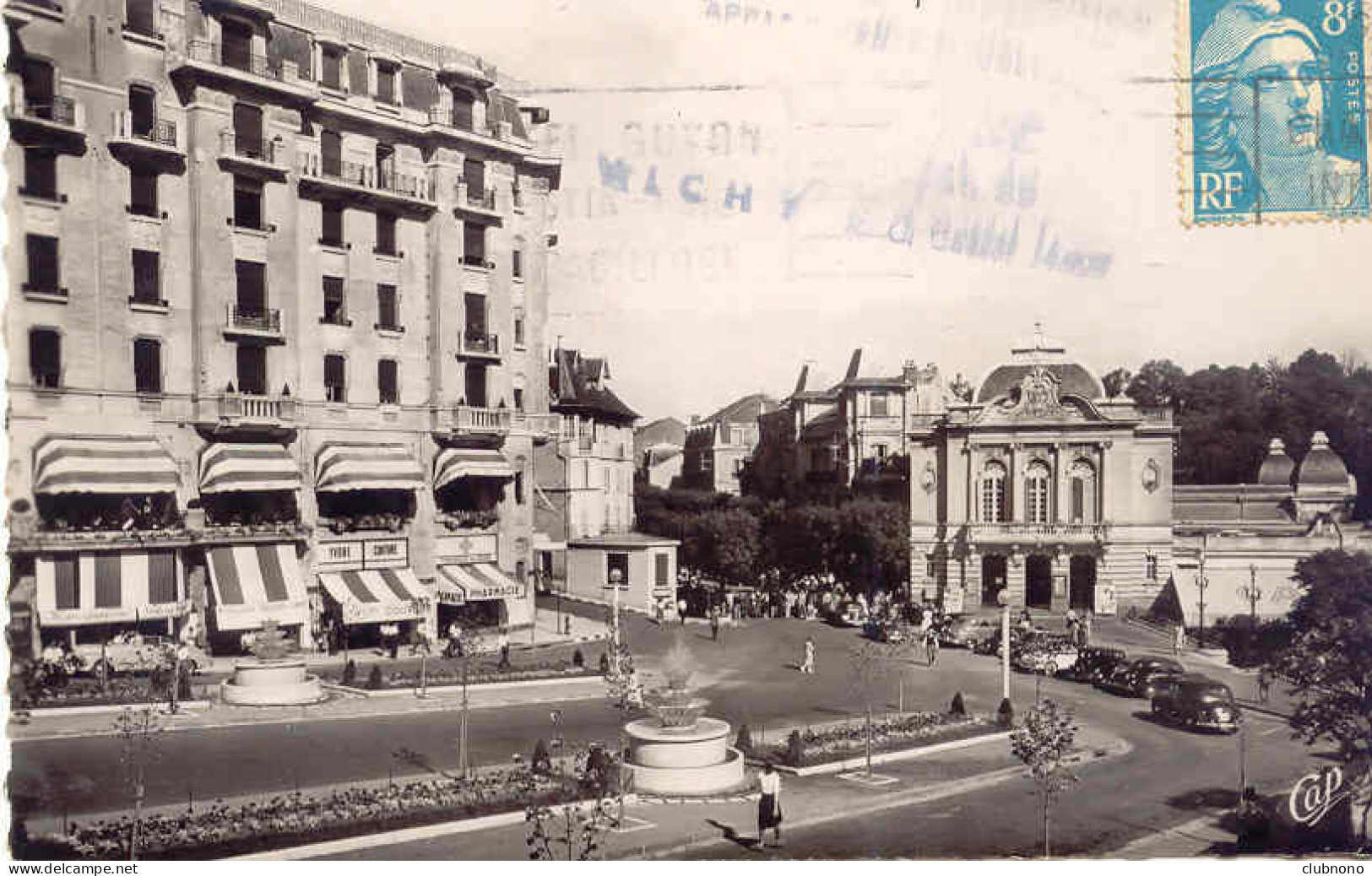 CPSM - CHATELGUYON - LE THEATRE ET LE GRAND HOTEL - Châtel-Guyon