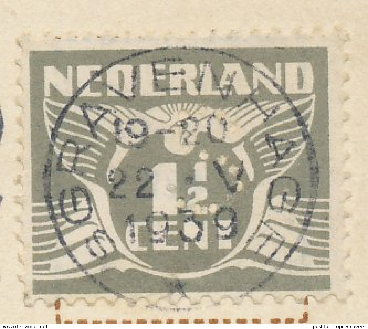 Perfin Verhoeven 676 - S - Den Haag 1939 - Non Classés