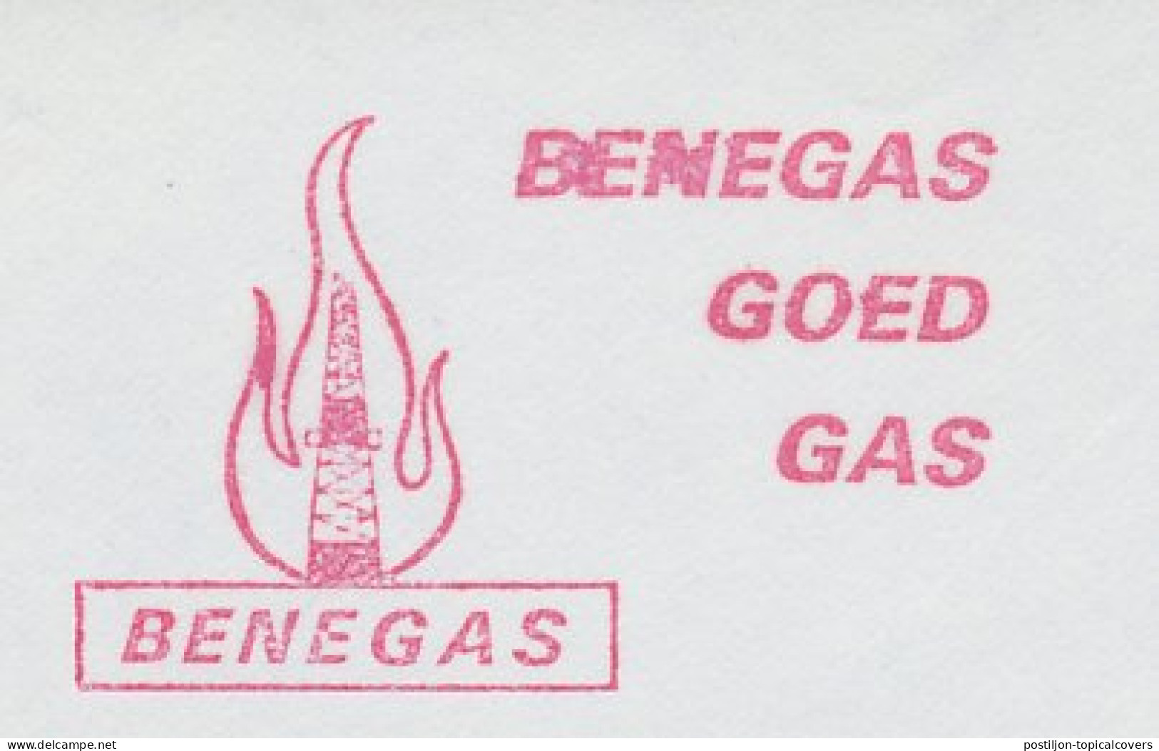 Meter Cut Netherlands 1986 Gas - Drilling Rig - Autres & Non Classés