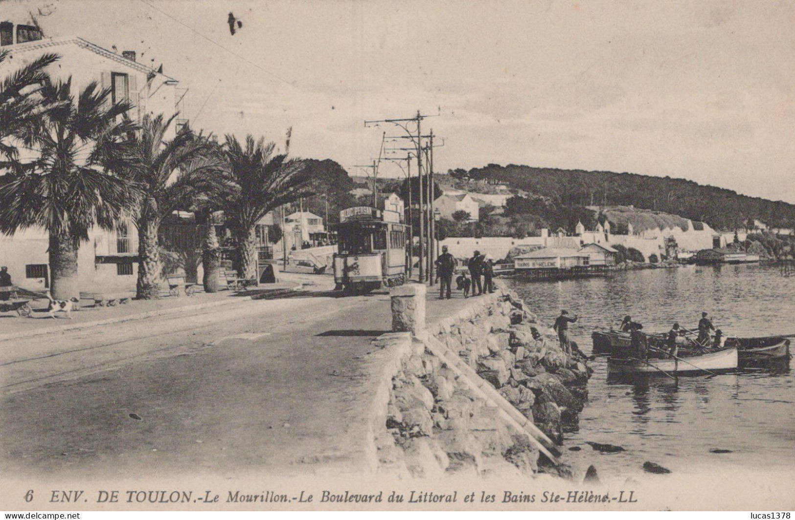 83 / TOULON / MOURILLON /  LE BOULEVARD DU LITTORAL ET LES BAINS STE HELENE / LL 6 - Toulon