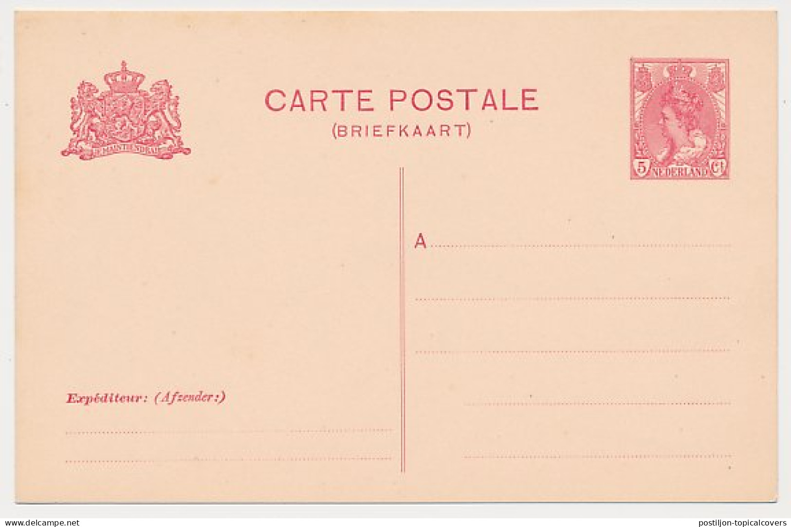 Briefkaart G. 82 I - Postwaardestukken