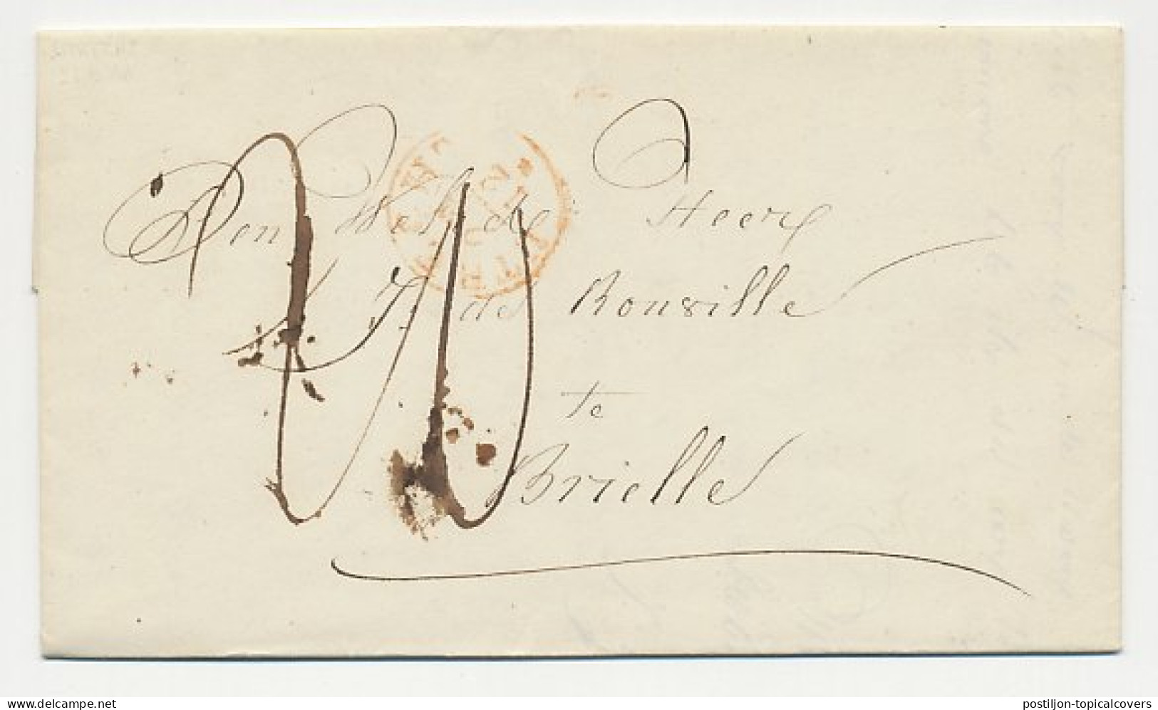 Distributiekantoor Abcoude - Utrecht - Brielle 1846 - ...-1852 Vorläufer