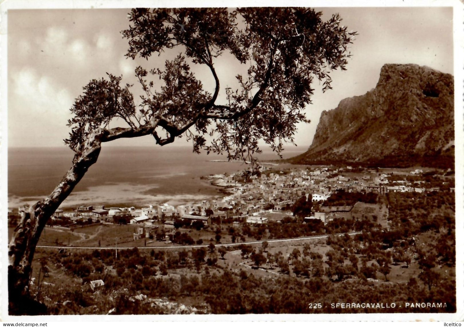 SFERRACAVALLO - PANORAMA - 1949 - Palermo