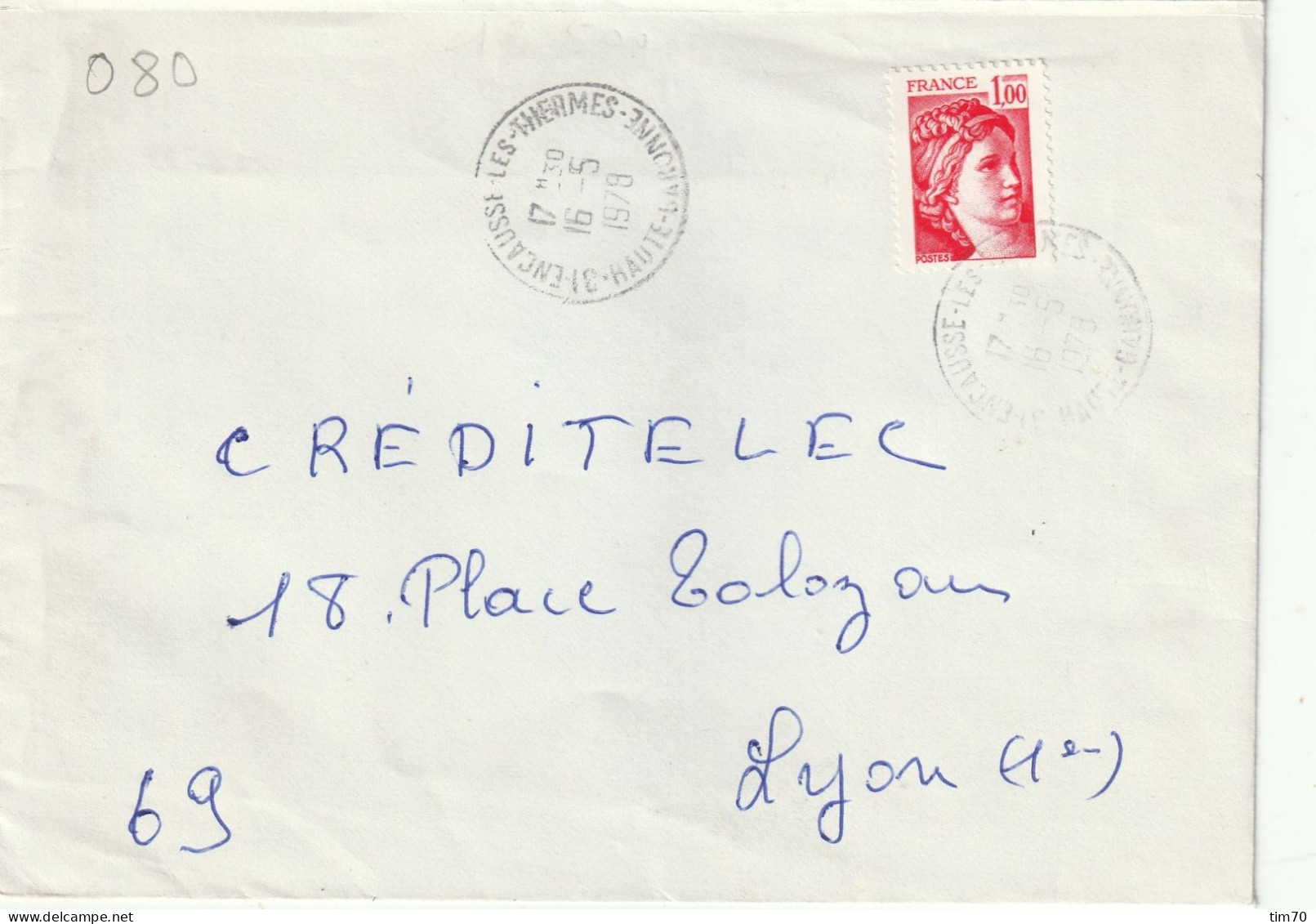 CAD   31  ENCAUSSE - LES -  THERMES         / N°   1972 - Handstempel