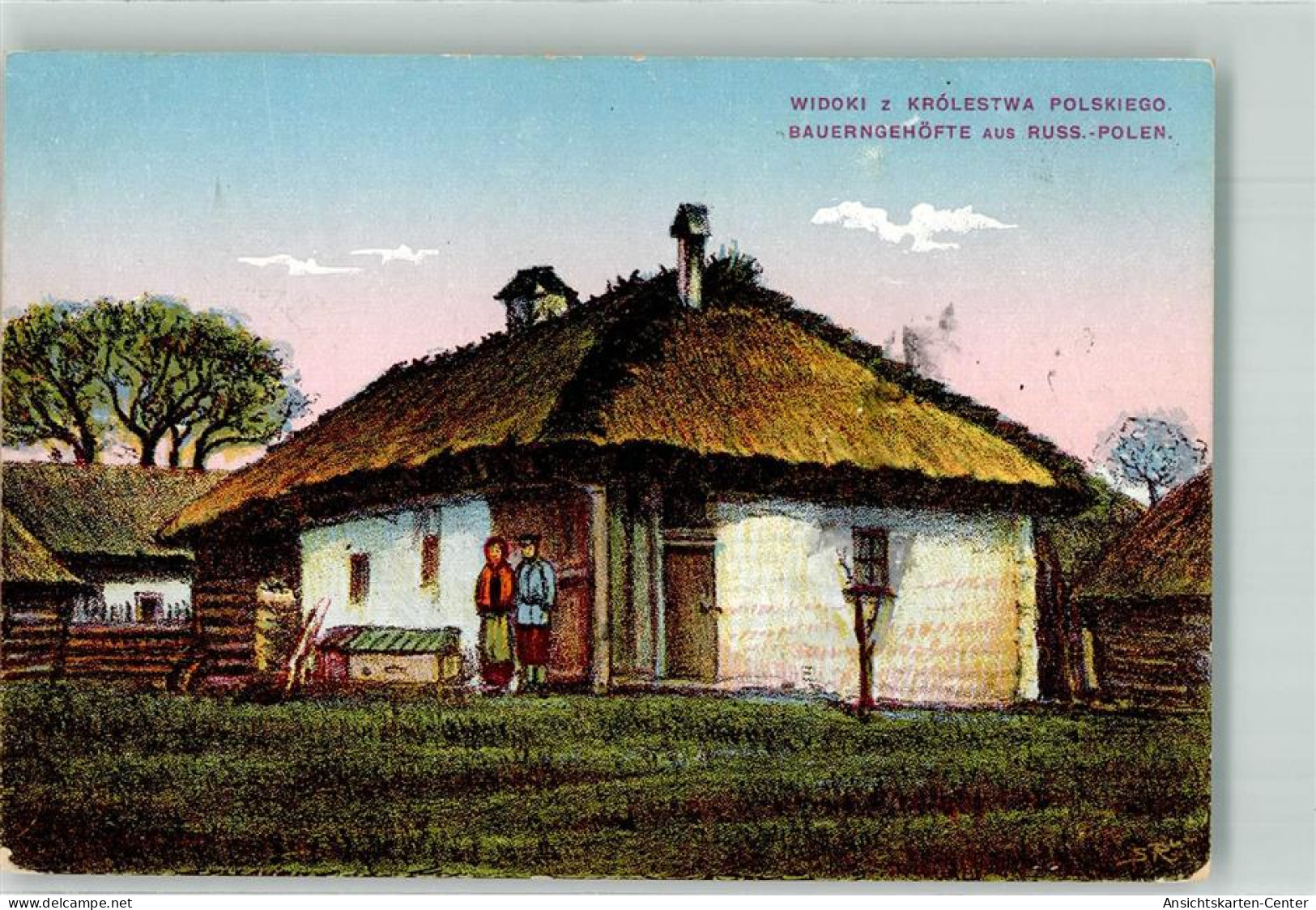 39539106 - Bauernhauser Russland-Polen Feldpost WK I - Poland