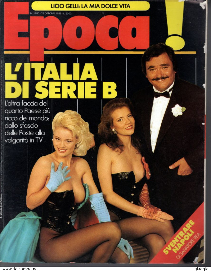 °°° RIVISTA EPOCA N° 1985 DEL 23 OTTOBRE 1988 °°° - Andere & Zonder Classificatie