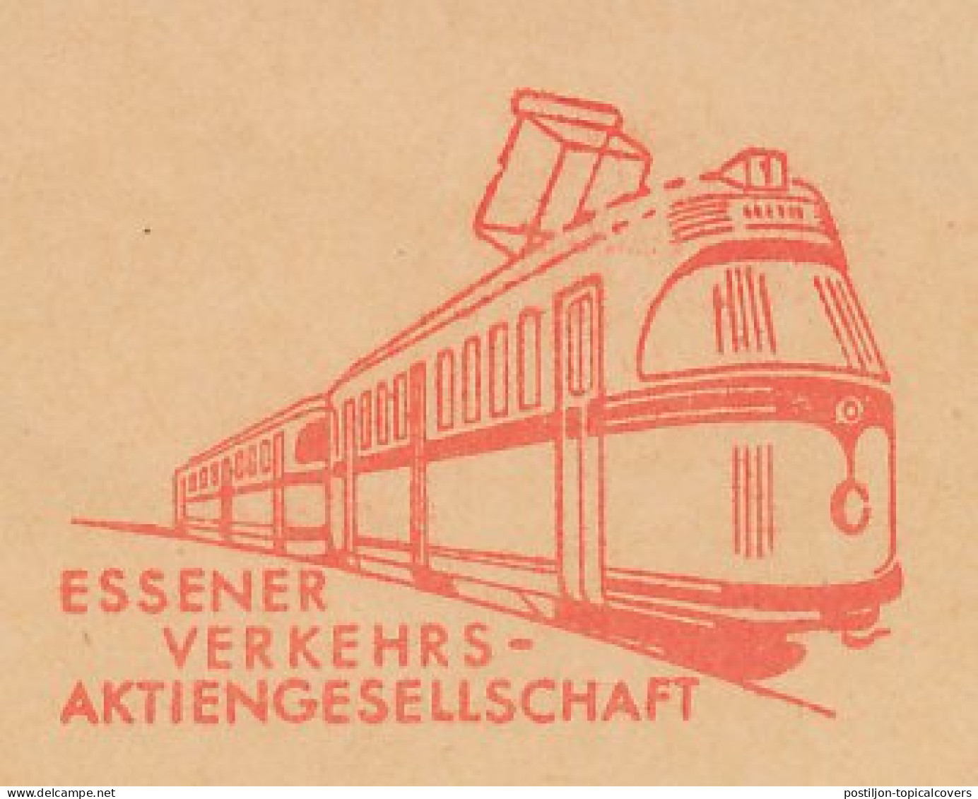 Meter Cut Germany 1966 Train - Eisenbahnen