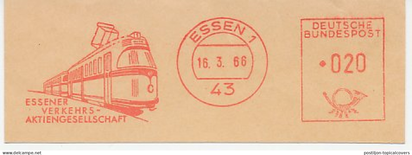 Meter Cut Germany 1966 Train - Eisenbahnen