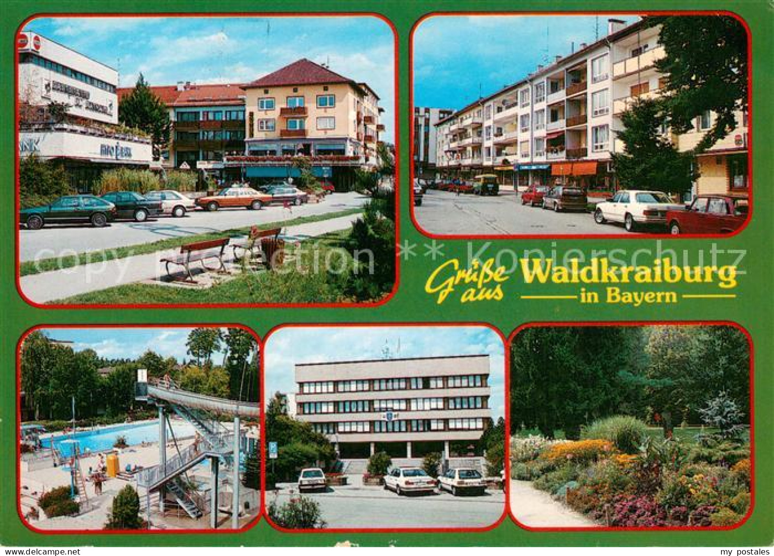 73672012 Waldkraiburg Partien In Der Innenstadt Parkanlagen Freibad Waldkraiburg - Waldkraiburg