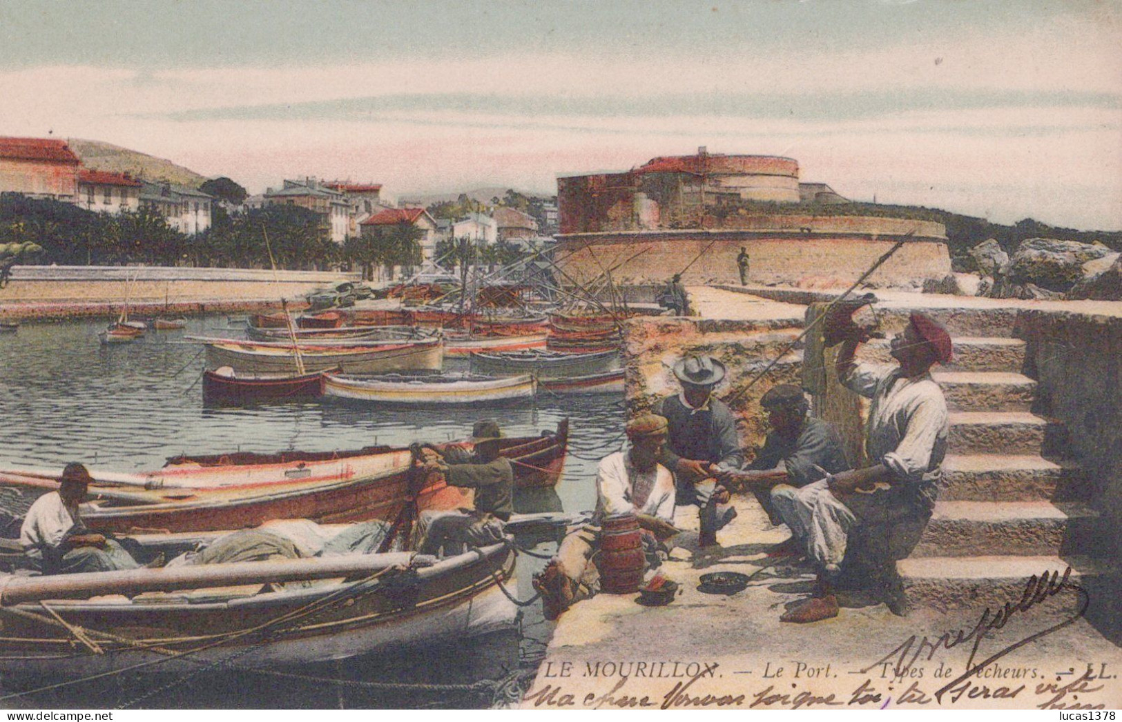 83 / TOULON / LE MOURILLON / LE PORT / TYPES DE PECHEURS / LL 5 - Toulon