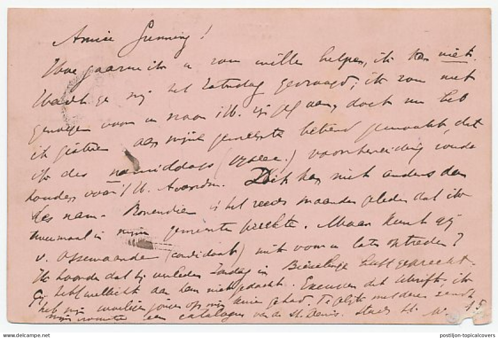 Naamstempel S Gravenpolder 1882 - Lettres & Documents