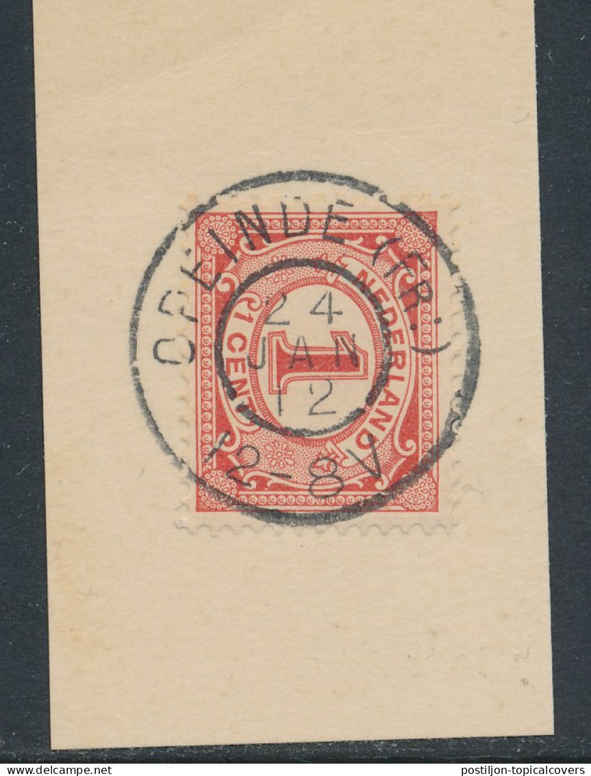 Grootrondstempel Opeinde (Fr:) 1912 - Poststempels/ Marcofilie
