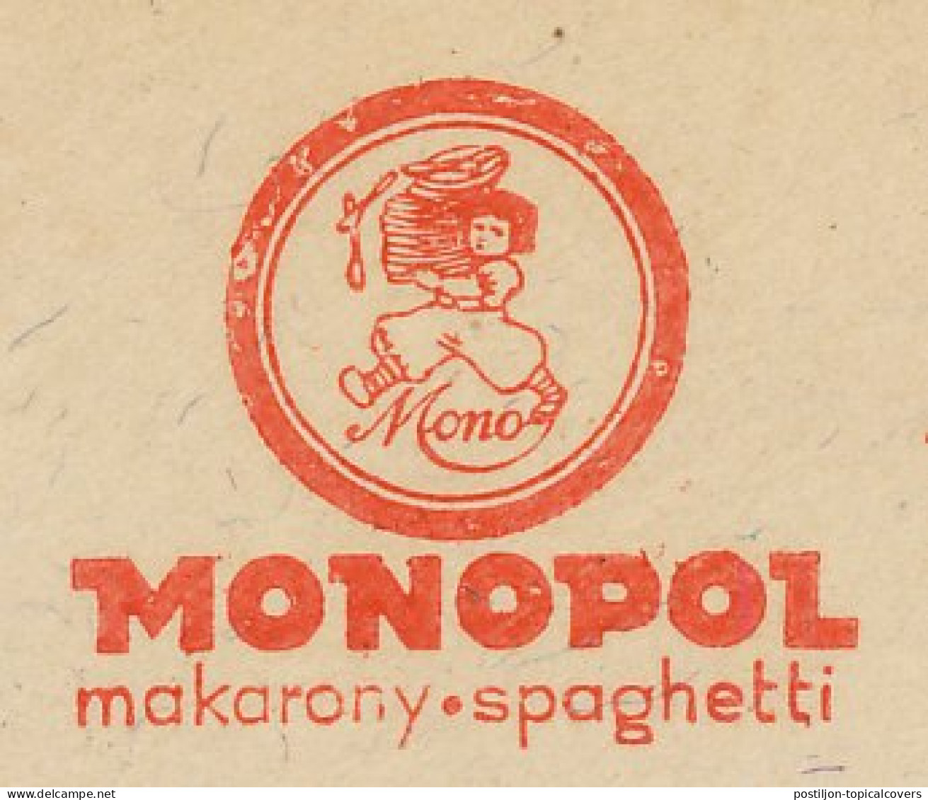 Meter Proof / Test Strip Bohemia And Moravia 1939 Spaghetti - Macaroni - Monopol - Levensmiddelen