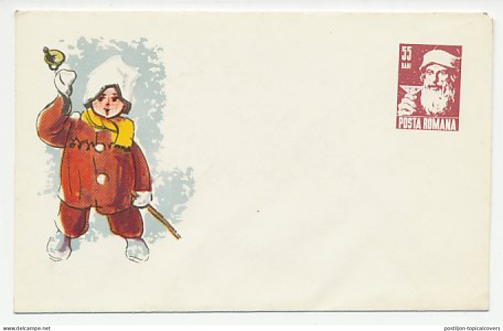 Postal Stationery Romania 1964 Snow Fun  - Altri & Non Classificati