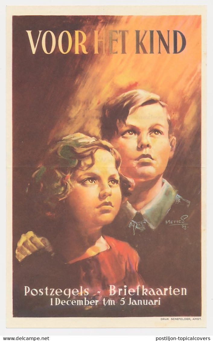 Affiche Em. Kind 1939 - Achterzijde Bedrukt  - Ohne Zuordnung