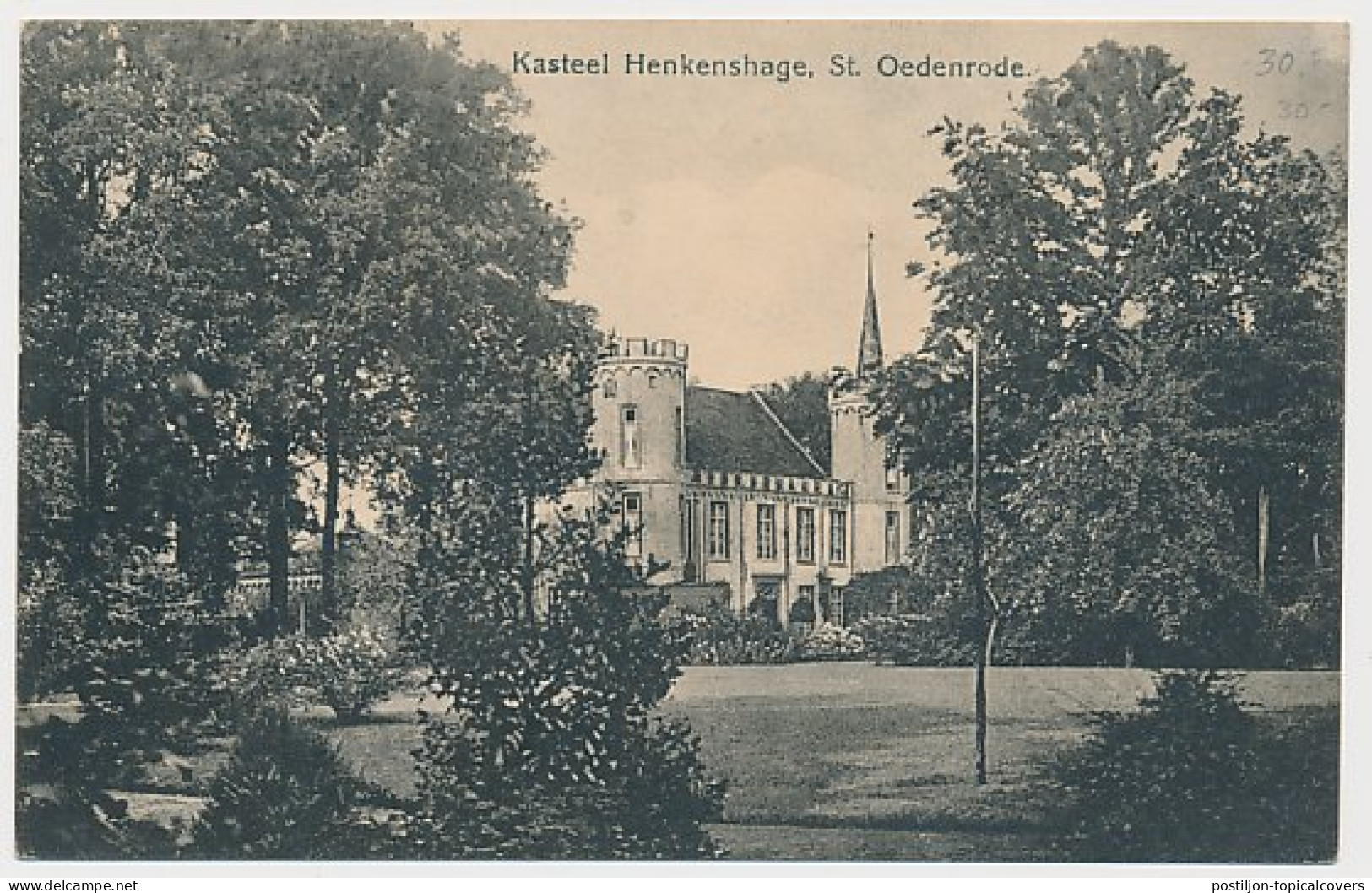 Kleinrondstempel Oterleek 1917 - Non Classés