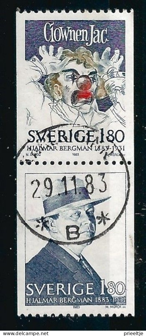 Sweden 1983 Bergman Centenary Pair Y.T. 1231/1232 (0) - Used Stamps