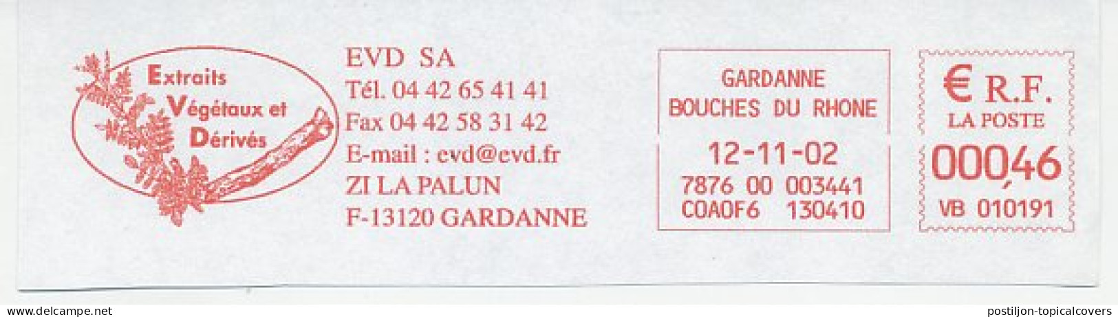 Meter Cut France 2002 Plant Extracts - Bomen