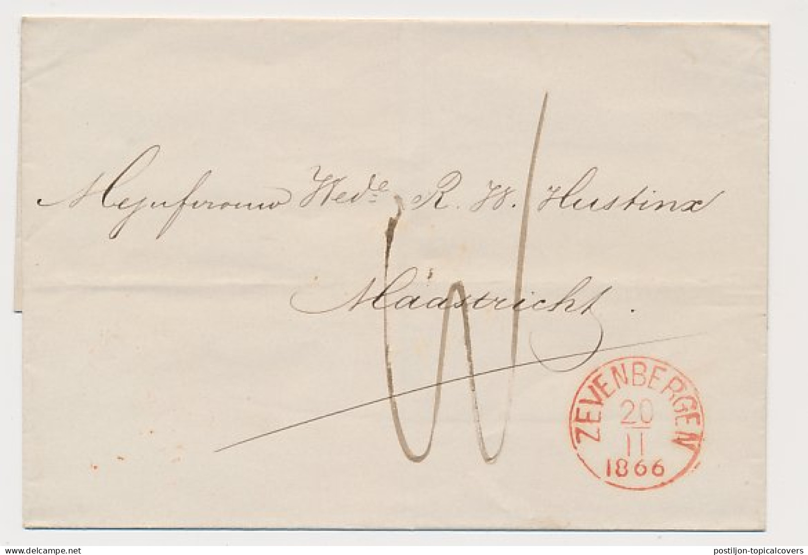 Zevenbergen - Maastricht 1866 - ...-1852 Prephilately