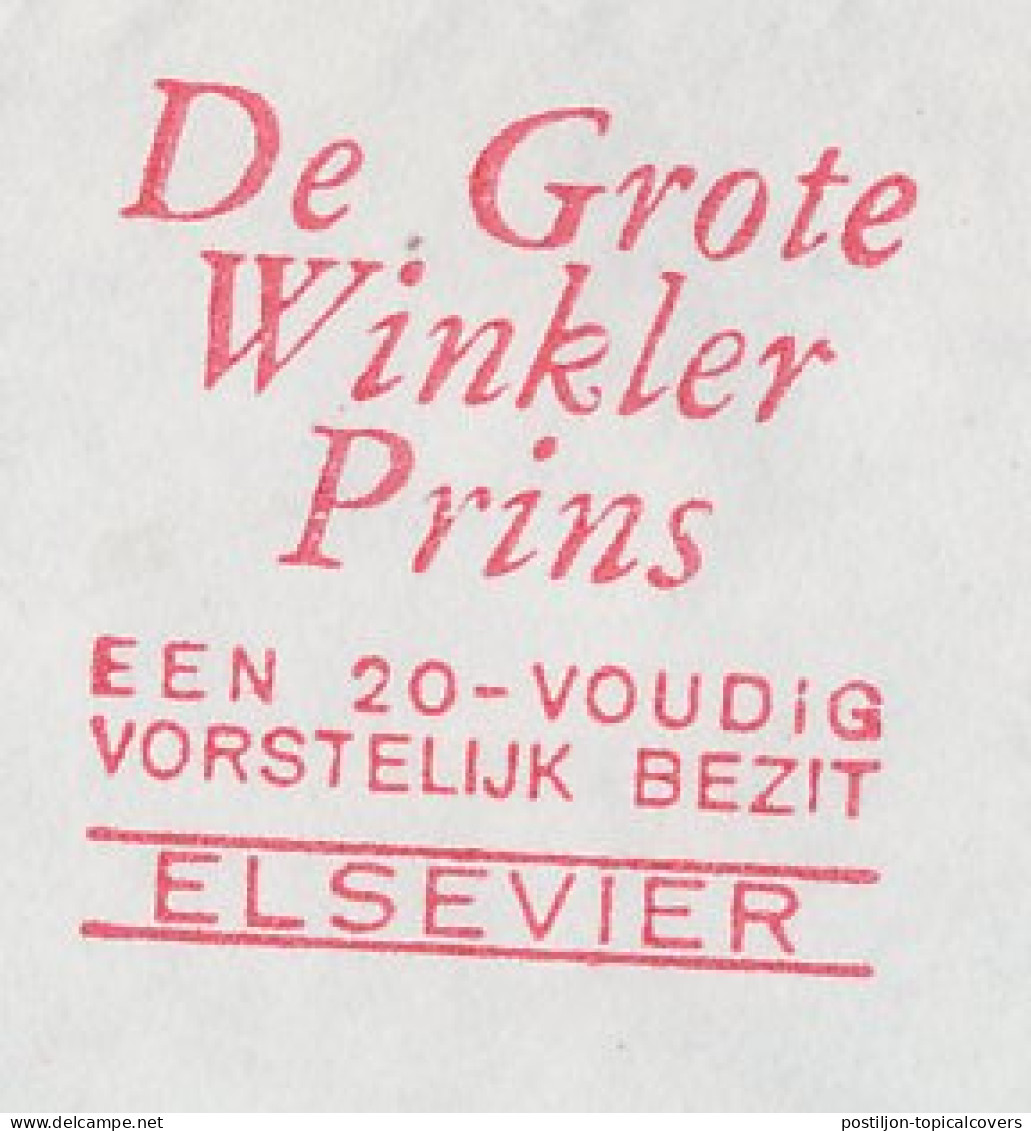 Meter Cover Netherlands 1967 Books - Encyclopedia - Winkler Prins - Elsevier  - Unclassified