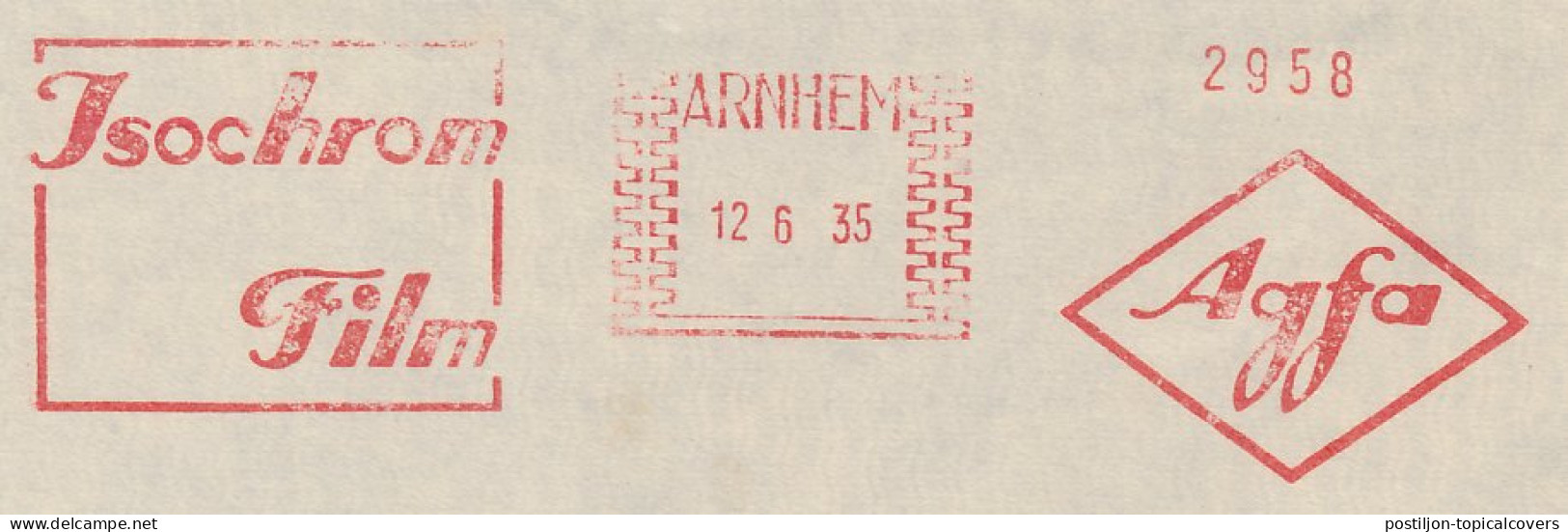 Meter Cover Netherlands 1935 Agfa - Film / Photography Products - Arnhem - Fotografie