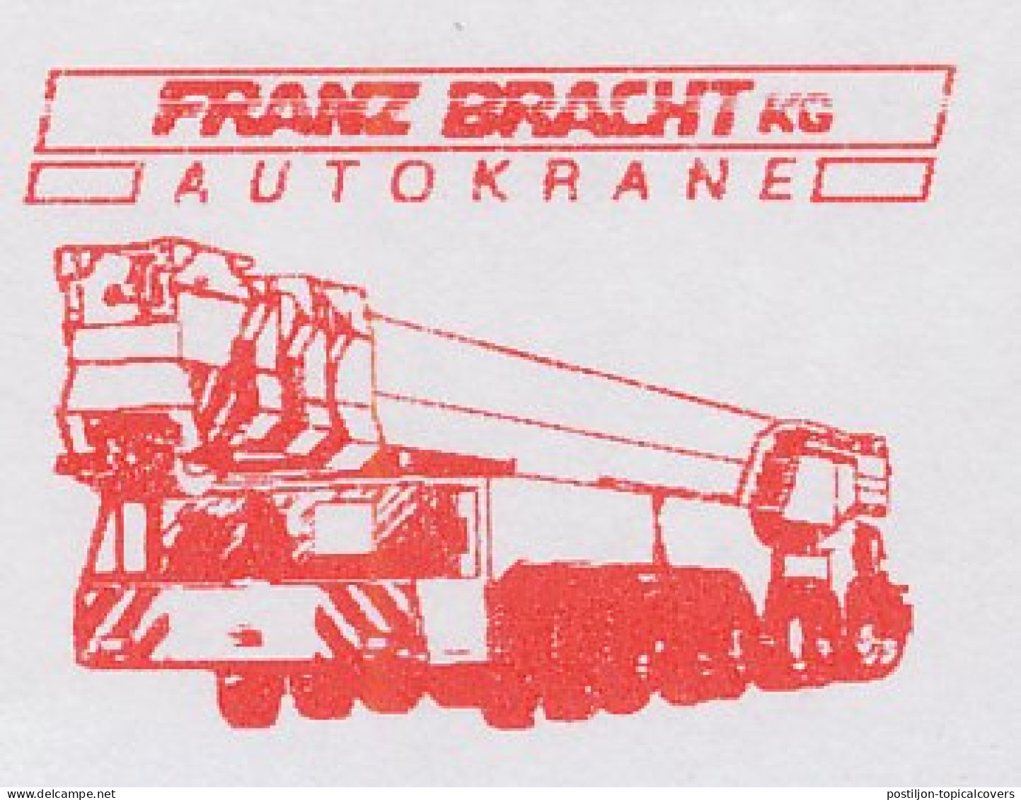 Meter Cut Germany 1997 Truck Crane - Other & Unclassified
