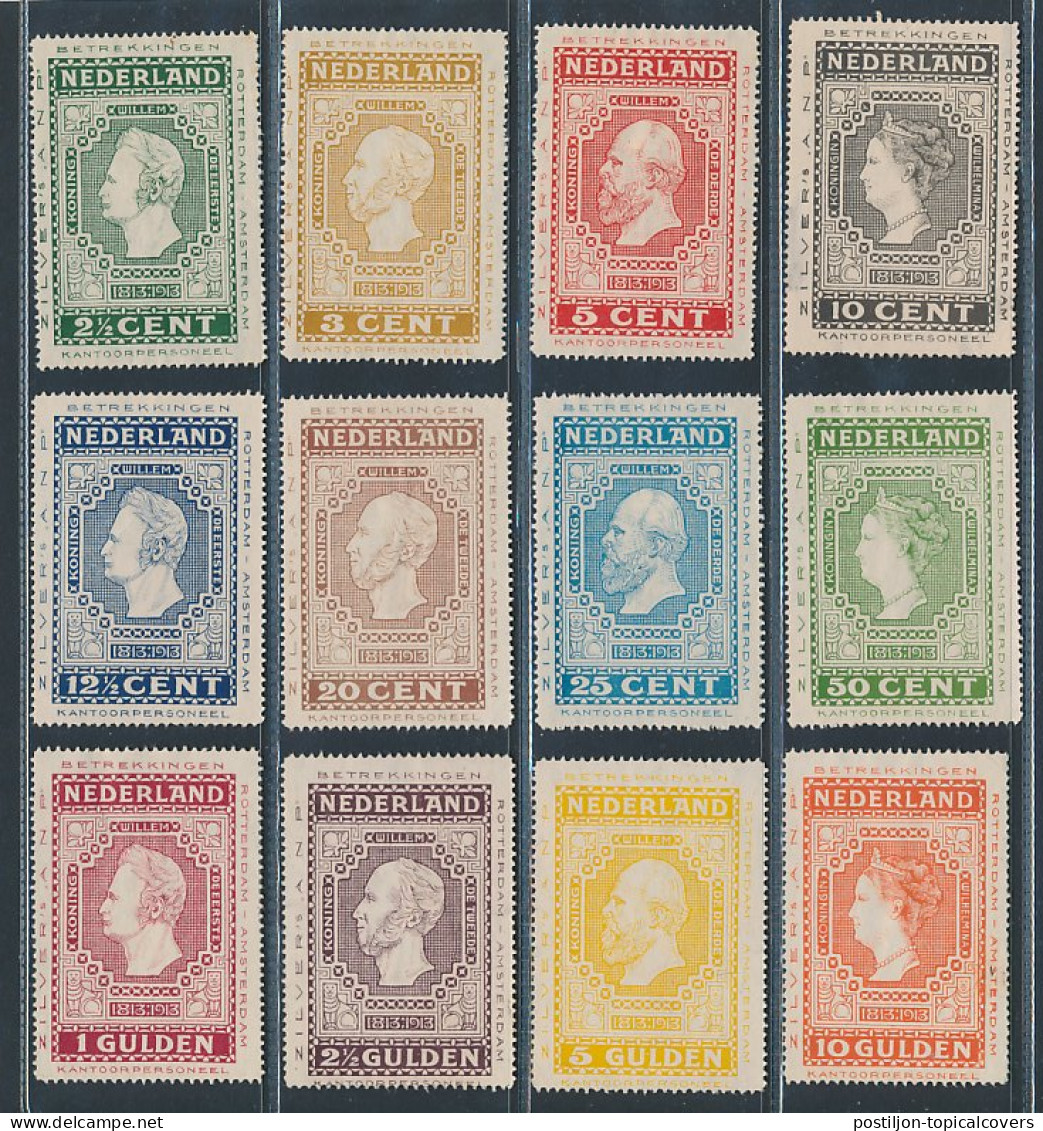 Em. 1913 Cinderella / Sluitzegels Zilver S ANP - Autres & Non Classés