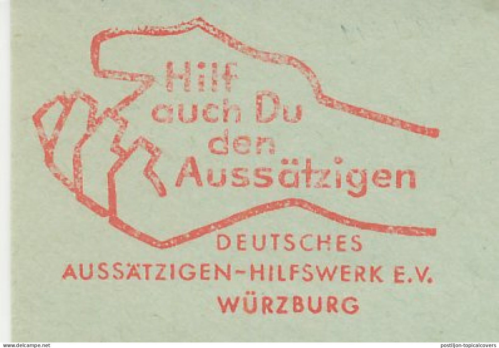 Meter Cut Germany 1967 Leprosy - Sonstige & Ohne Zuordnung