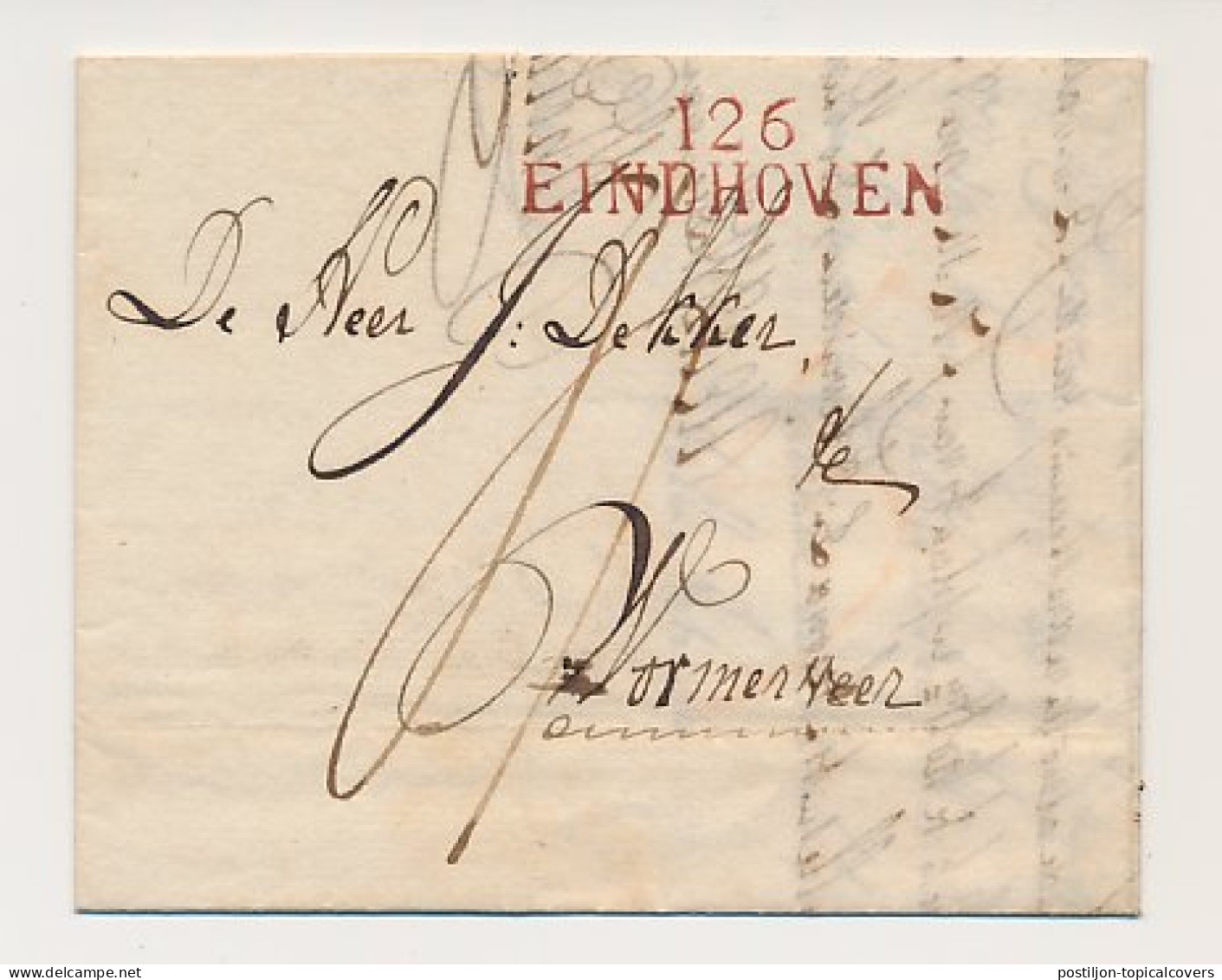 126 EINDHOVEN - Wormerveer 1811 - ...-1852 Precursori