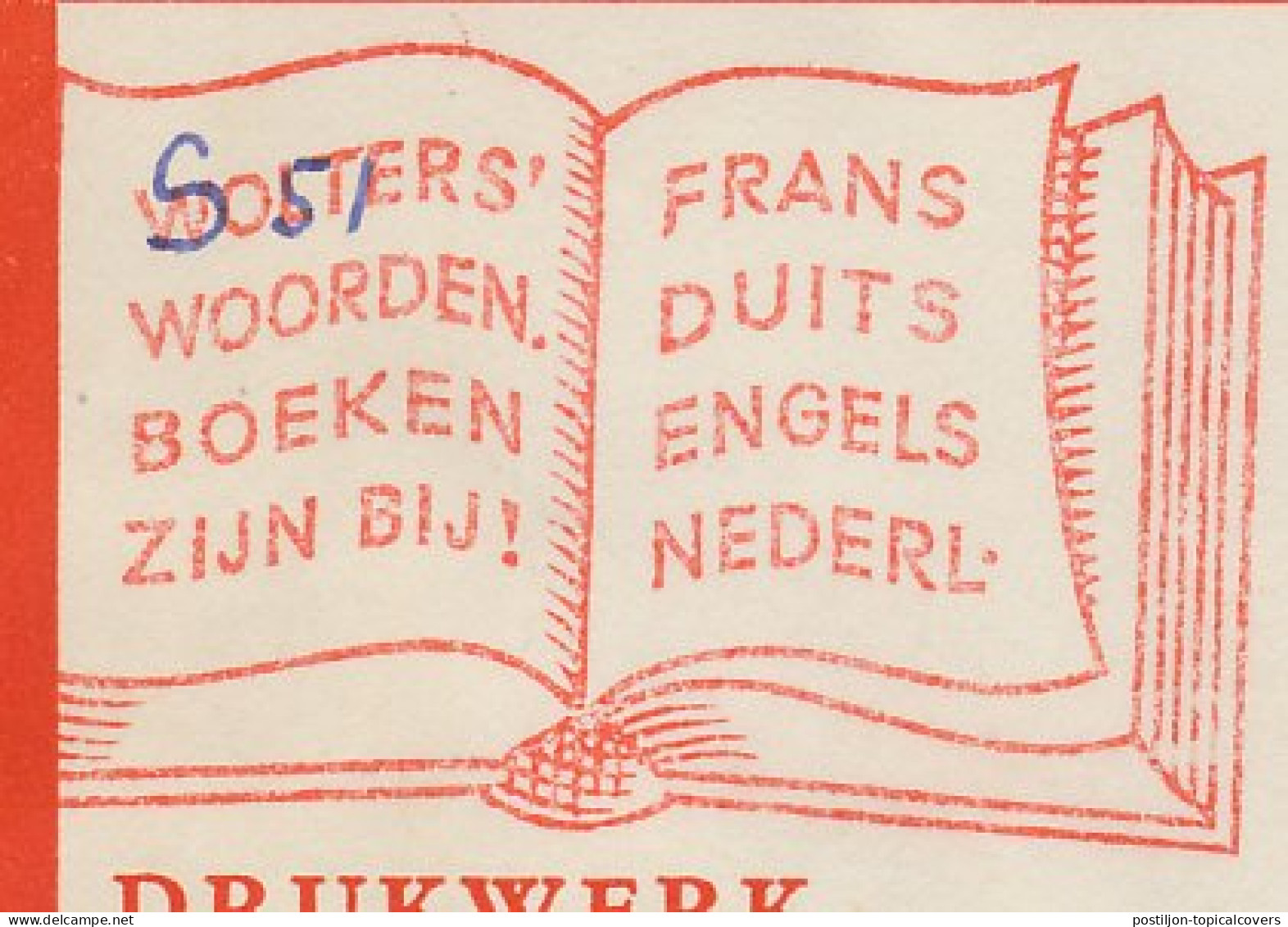 Meter Cut Netherlands 1958 Dictionary - Book - Sonstige & Ohne Zuordnung