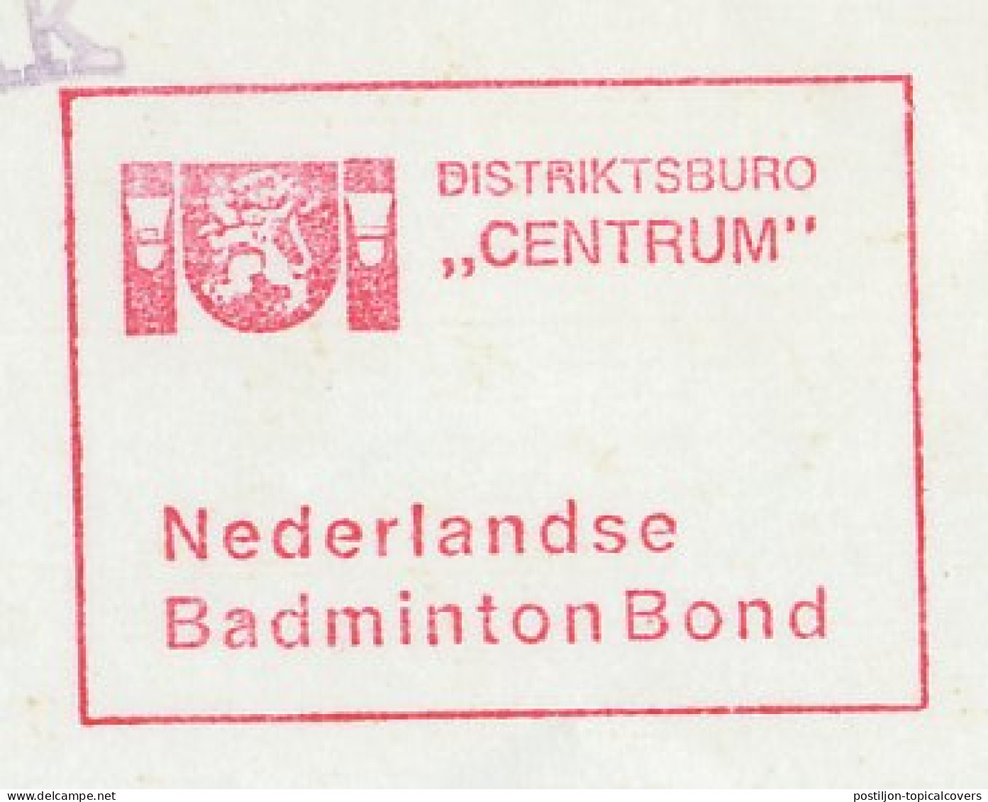 Meter Top Cut Netherlands 1996 Dutch Badminton Federation - Andere & Zonder Classificatie
