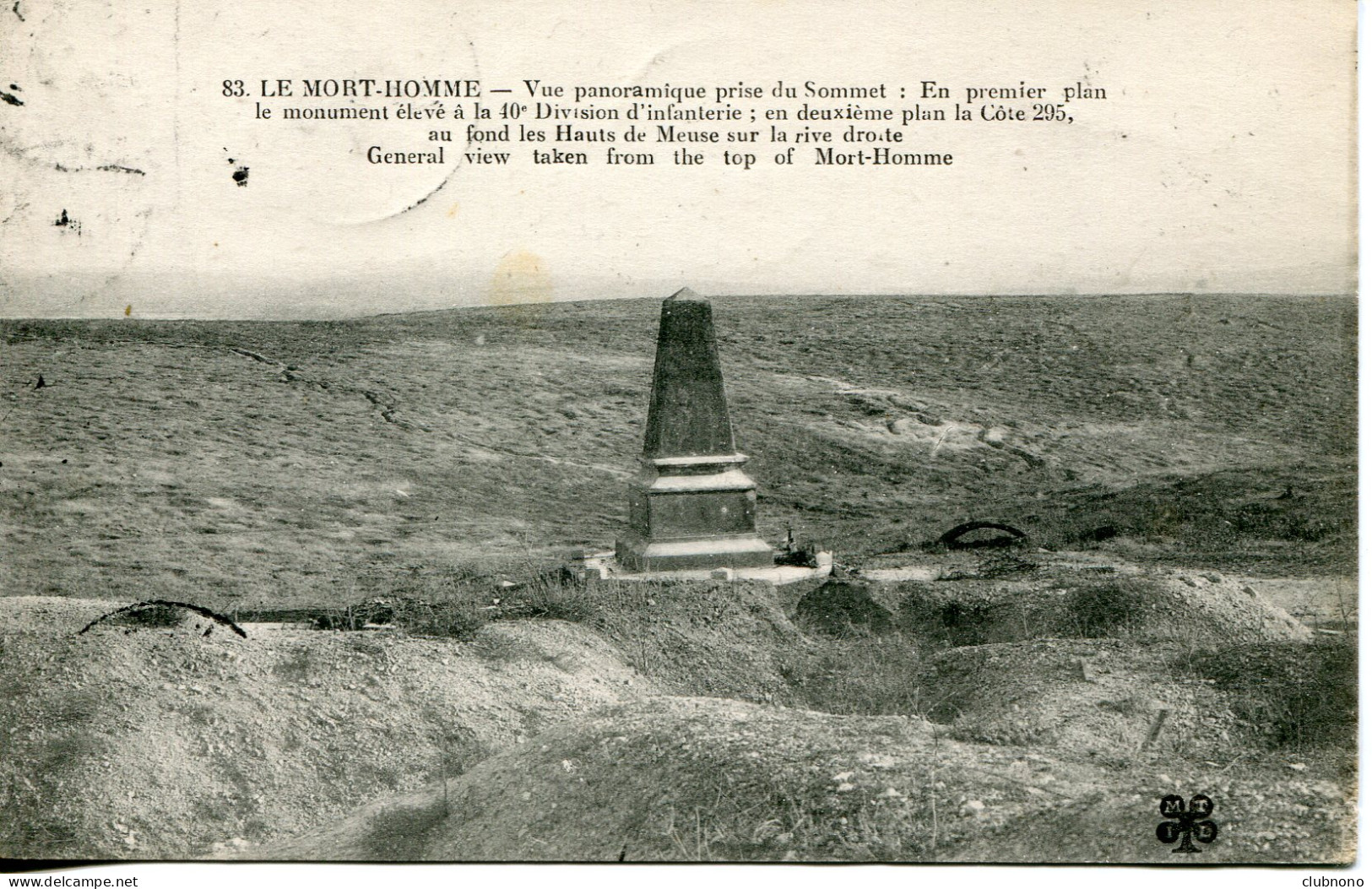 CPA - LE MORT-HOMME - VUE PANORAMIQUE PRISE DU SOMMET - Autres & Non Classés