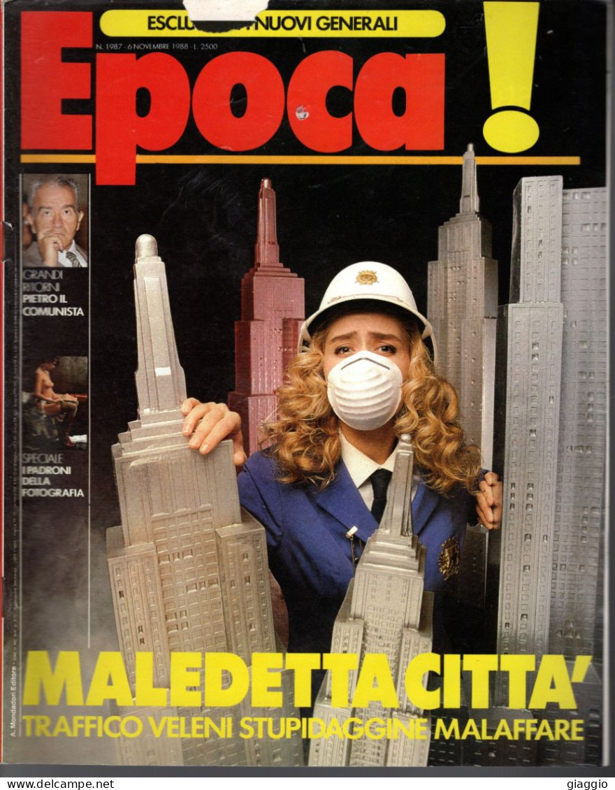 °°° RIVISTA EPOCA N° 1987 DEL 6 NOVEMBRE 1988 °°° - Andere & Zonder Classificatie