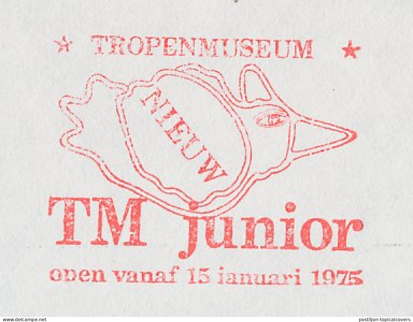 Meter Cover Netherlands 1979 Tropical Museum Junior - Amsterdam - Zonder Classificatie