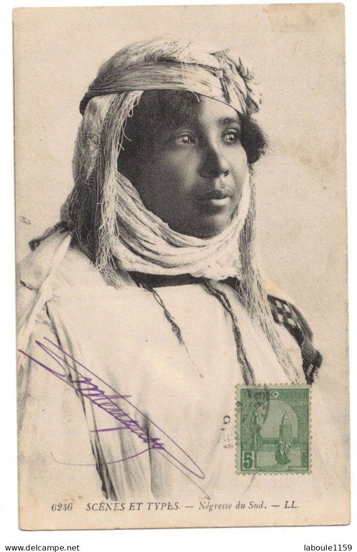 AFRIQUE DU NORD MAGHREB SCENES ET TYPES : NEGRESSE DU SUD - FEMME - CIRCULEE VERS BRIEULLES SUR MEUSE - Vrouwen