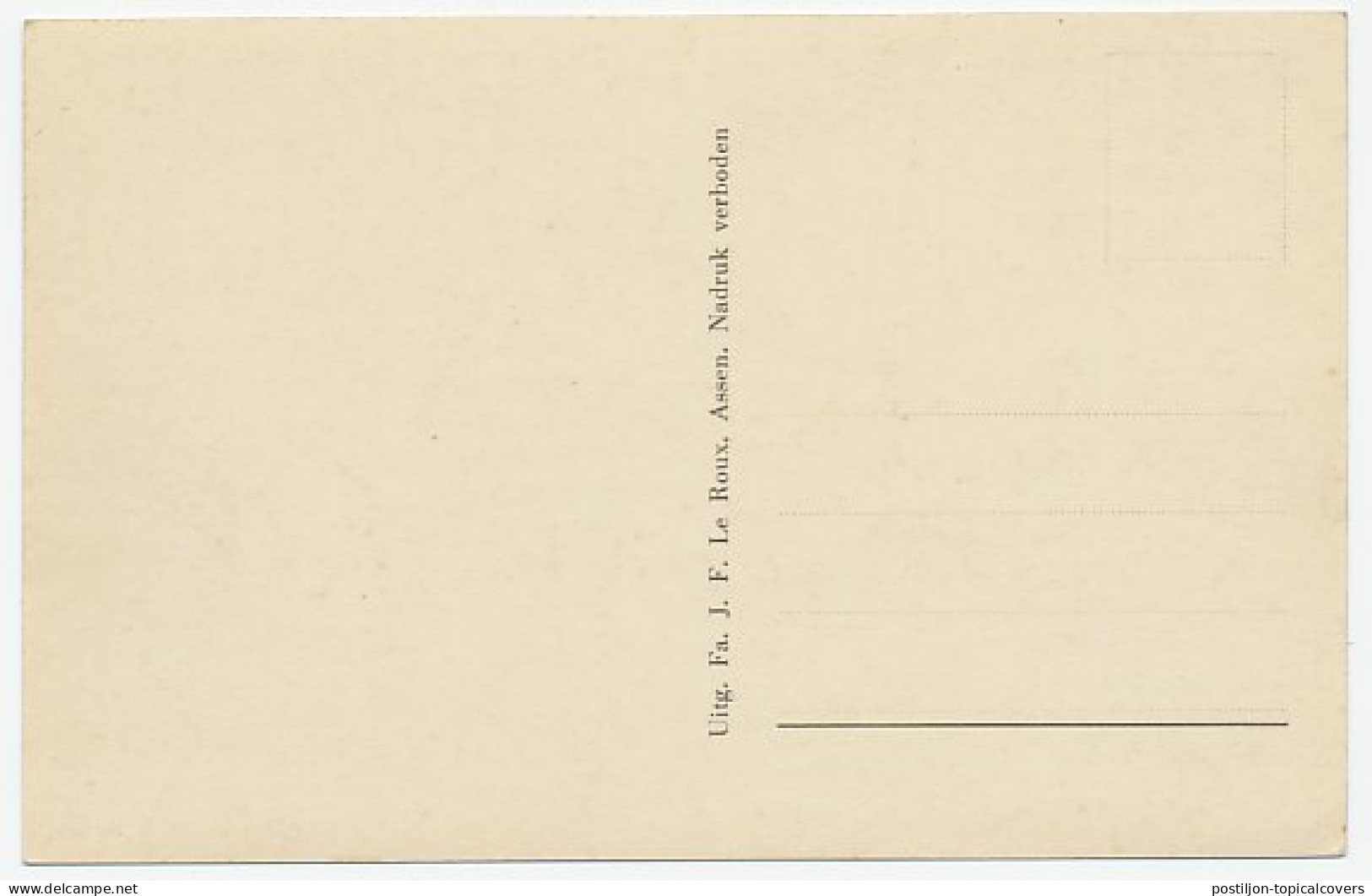 Prentbriefkaart Postkantoor Assen - Altri & Non Classificati