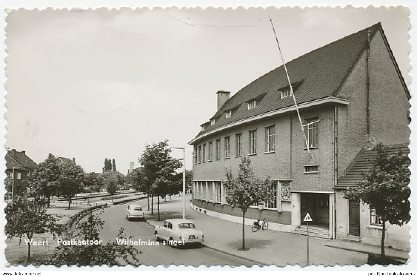 Prentbriefkaart Postkantoor Weert 1963 - Other & Unclassified