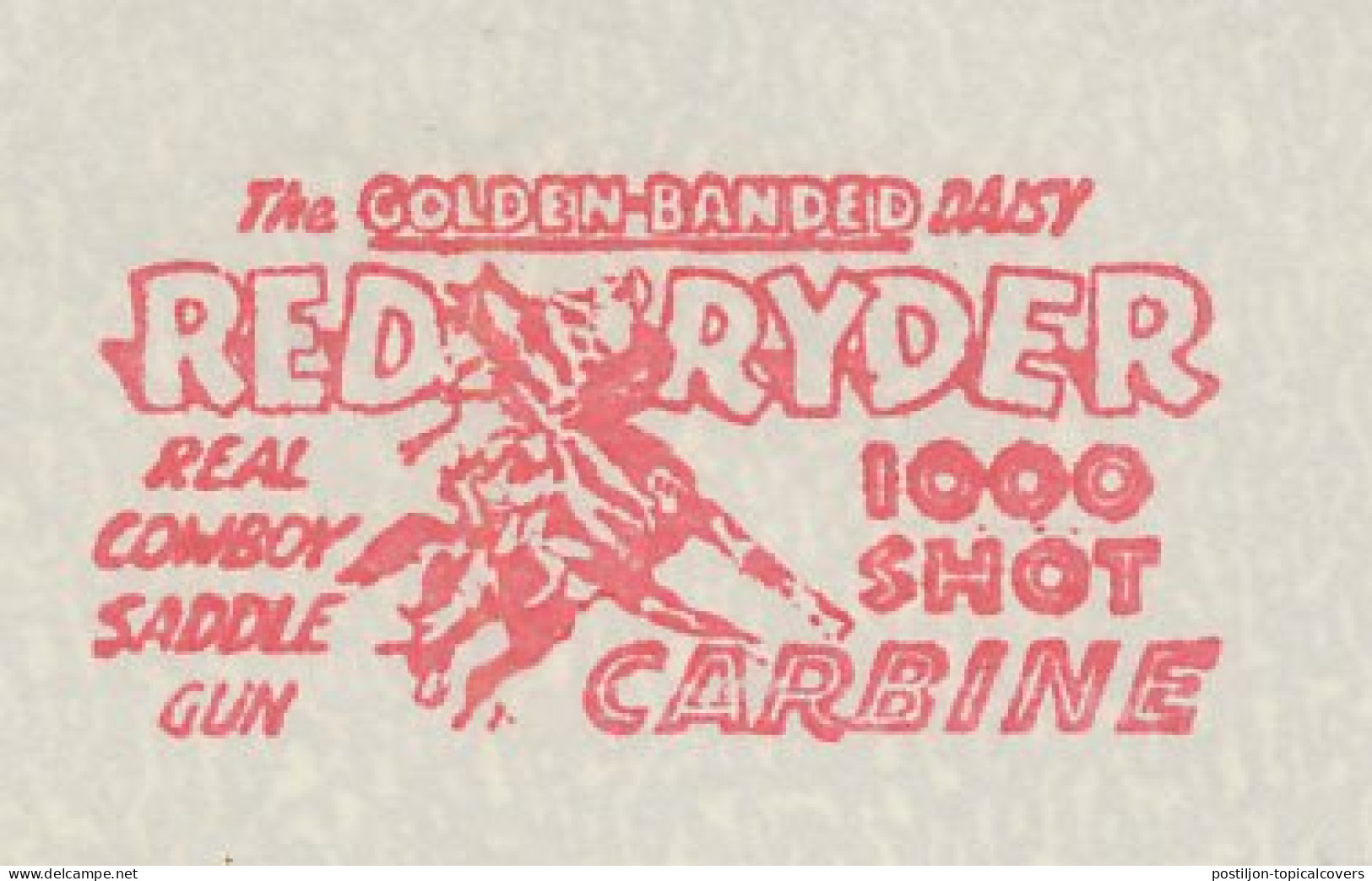 Meter Cut USA 1941 Red Ryder - 1000 Shot Carabine - Cowboy Saddle Gun - Horse - Militaria