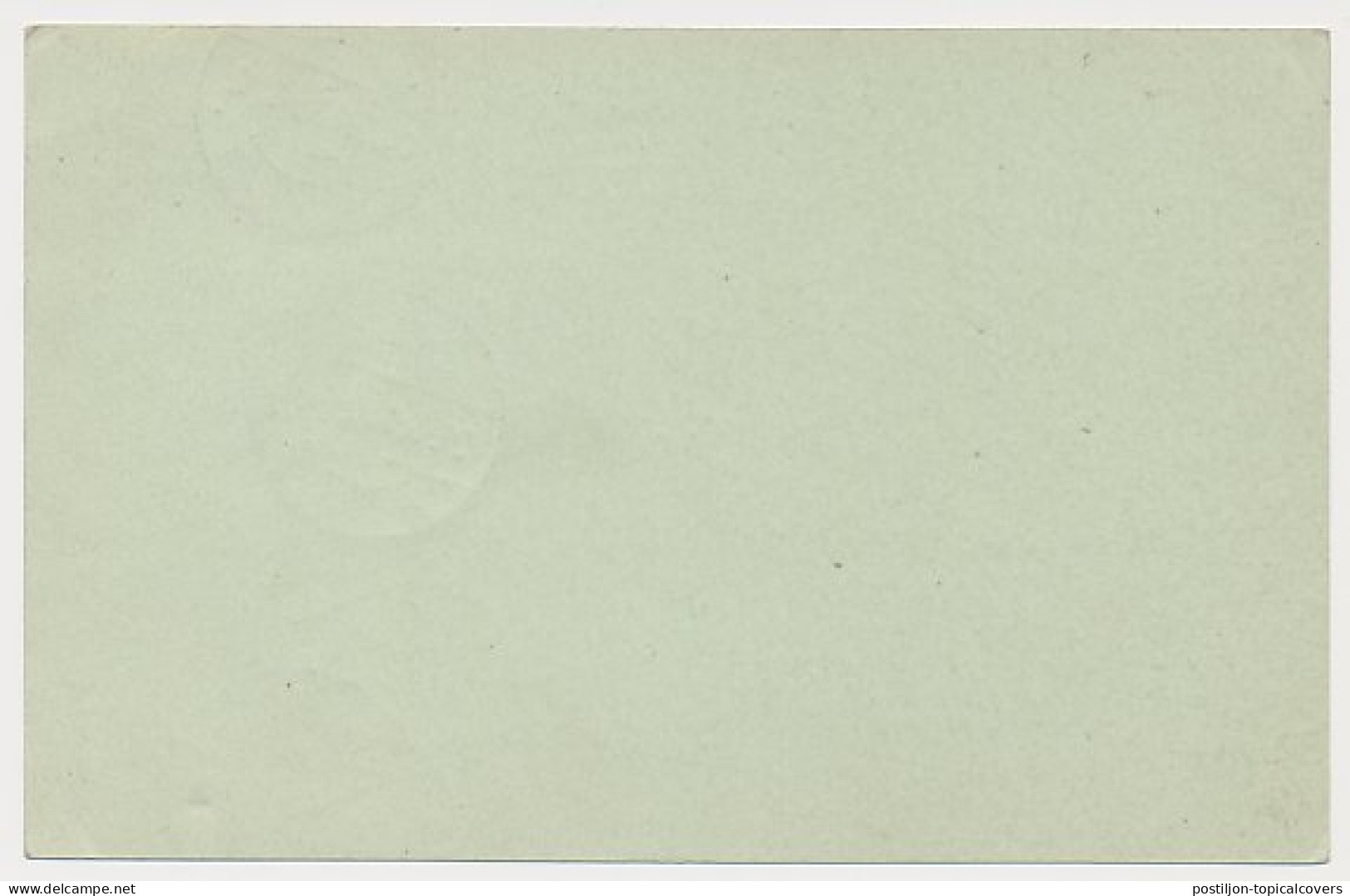 Briefkaart G. 80 A I / Bijfrankering Vlissingen - Duitsland 1910 - Postwaardestukken