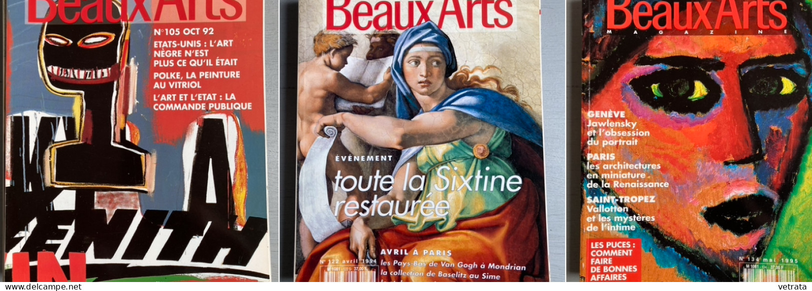 10 N° De Beaux Arts Dans Boite Reliure  = N°2/45/79/105/122/134/141/145/146 &  148  (1983/96) (Cubisme-Warhol-Munch-Roum - Sonstige & Ohne Zuordnung
