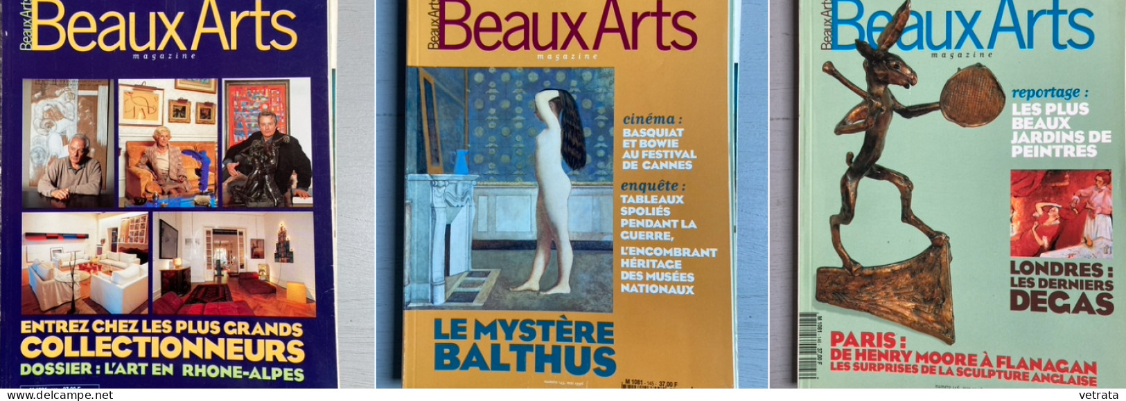 10 N° De Beaux Arts Dans Boite Reliure  = N°2/45/79/105/122/134/141/145/146 &  148  (1983/96) (Cubisme-Warhol-Munch-Roum - Autres & Non Classés