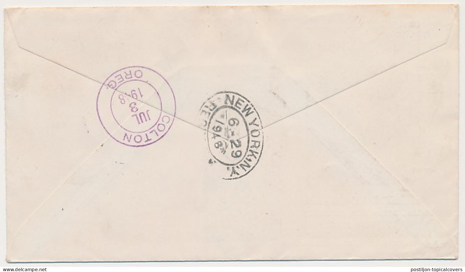 FDC / 1e Dag Em. Zomer 1948 - Uitgave Hollandia Club  - Non Classés