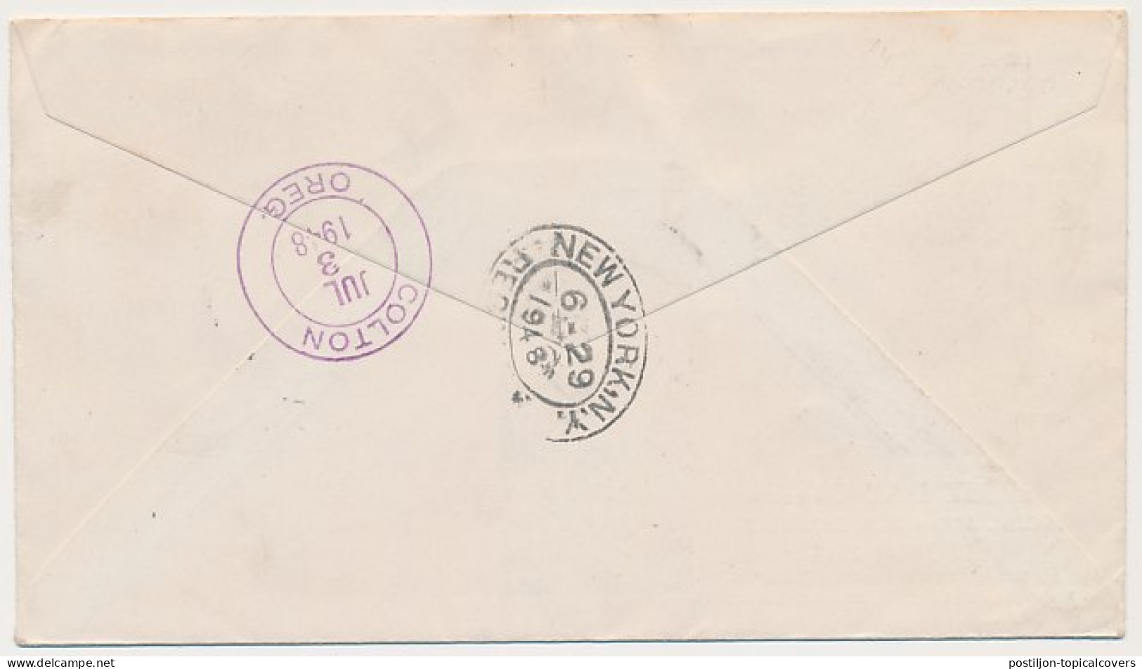 FDC / 1e Dag Em. Zomer 1948 - Uitgave Hollandia Club  - Unclassified