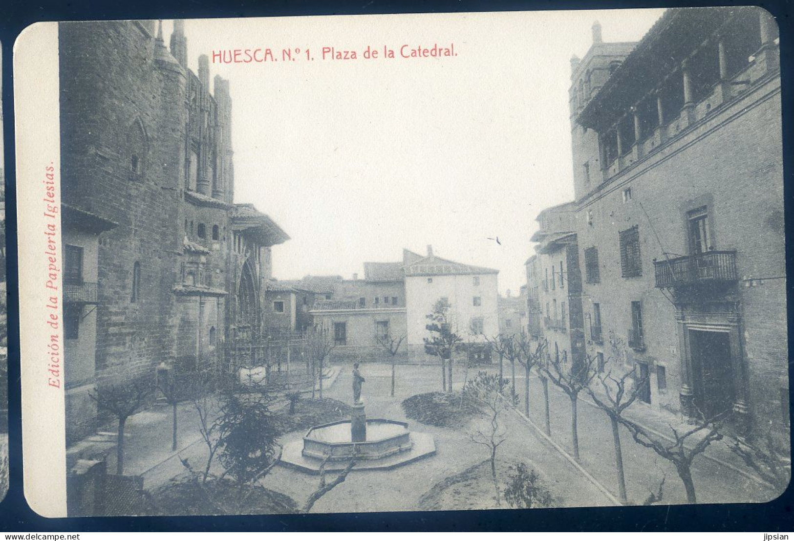 Cpa Espagne Huesca N° 1 Plaza De La Catedral   MAI24-03 - Huesca